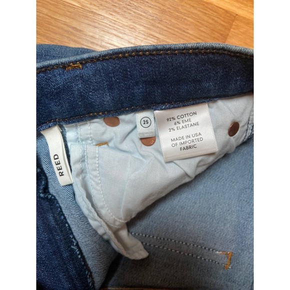 NWT GRLFRND The Reed High Rise Slim Cropped Jeans Waist 25" - Picture 9 of 9